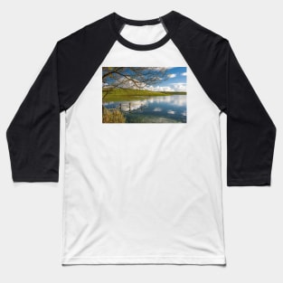 Soulseat Loch Reflections Photograph Dumfries and Galloway Baseball T-Shirt